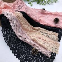 1 Meter Flower Elastic Lace Fabric Sewing Pink Black Beige Lace Stretch Lace Trim DIY Garment Underwear Bra Clothes Accessories 2024 - buy cheap