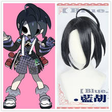 Anime Game Sword/Shield Cosplay Leader Allister Wig High-temperature Fiber Black Grey Hair+free hair cap 2024 - buy cheap