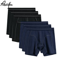 6Pcs/lot Male Boxershort Men Boxers Cotton Loose Under Wear Plus Size 3XL Boxers boxer homme Long Boxer Underwear Underpants Men 2024 - buy cheap