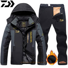 Daiwa 2020 Men New Jacket Winter Warm Windproof Waterproof Outdoor Sports Snowboarding Fishing Fleece Coat Trousers Ski Suit 2024 - buy cheap