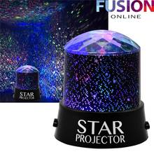1Pcs Colorful LED Starry Sky Projector Night Light Starry Night Galaxy Atmosphere Lamp Romantic Birthday Gift Flashing Light 2024 - купить недорого