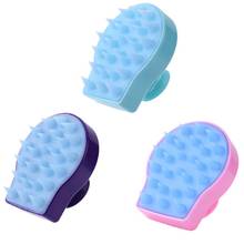 Cepillo de silicona para el cuero cabelludo, masajeador, ducha, lavado corporal, cabeza, baño corporal, Spa, masaje adelgazante, peine 2024 - compra barato