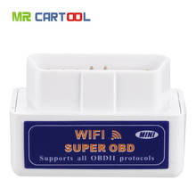 MR CARTOOL Car OBD 2 Mini ELM327 v1.5 Wifi OBD2 II ELM 327 wi-fi Auto  Scanner Android Iphone eml327 odb scan Diagnostic Tool 2024 - buy cheap