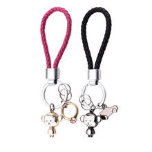 Milesi Lovers Keychain Monkey Shape Key Pendant Rhinestone Women Key Finder Fashion Men Car Keyring Cute Couple Gift K0197 2024 - buy cheap