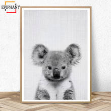 Koala Print Australian Animal Nursery Decor Nordic Wall Art Painting Picture Baby Animals Posters and Print Kids Room Decoration 2024 - buy cheap
