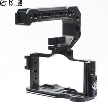 Zv1-suporte estabilizador para câmera de vídeo, extensor, equipamento para gaiola de câmera, compatível com sony zv1, 1/4 ", 3/8", arri, vlog, tripé 2024 - compre barato