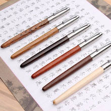 Pluma estilográfica de madera clásica Remastered, 0,38mm, Punta extra fina, bolígrafo de caligrafía Jinhao 51A, papelería, suministros escolares de oficina 2024 - compra barato
