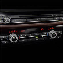Pomos de aire acondicionado para coche, embellecedor circular decorativo de Audio para BMW 5, 6, 7 Series, 5GT, X5, X6, M5, X5M, X6M, F10, F18, F11, F07, F15, F16 2024 - compra barato