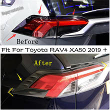Rear Trunk Tail Lights Lamp Eyelid Eyebrow Strip Cover Trim For TOYOTA RAV4 RAV 4 XA50 2019 2020 2021 2022 Accessories Exterior 2024 - buy cheap