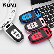 Car TPU Remote Smart Key Cover Fob Case Shell For Audi A1 A3 A4 A5 A6 A7 A8 Quattro Q3 Q5 Q7 2009 2010 2011 2012 2013 2014 2015 2024 - buy cheap