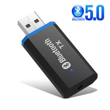 Аудиопередатчик USB Bluetooth 5,0 + EDR, разъем 3,5 мм, разъем 3,5 AUX 2024 - купить недорого