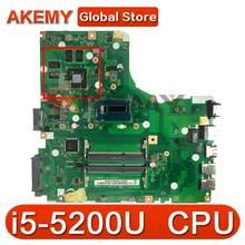 Akemy-placa base para portátil ACER Aspire E5-473, i5-5200U, SR23Y, LA-C341P, DDR3 2024 - compra barato