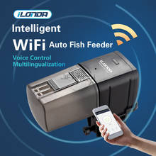 Ilonda Intelligent Wifi APP Fish Feeder Auto Organ Smart Control Aquarium Tank Automatic Feeding Device Timing Fishing Equipment 2024 - buy cheap