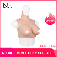 The 5th Generation Lifelike Soft Silicone Breast Forms enhancers Fit for Crossdressers Dragqueen Transgender BCDEG CUP 2024 - buy cheap