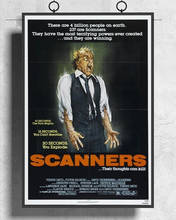 L235 scangers Movie Horror Classic Sci Fi, póster de tela de seda, decoración artística, pintura interior, regalo 2024 - compra barato