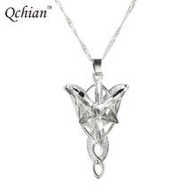 The Lord Necklace of Arwen Evenstar Pendent Movie Jewelry Crystal Twilight Star Pendent Torque Gift for Women 2024 - buy cheap
