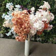 Conjunto de floreros de gran tamaño, 4 unids/set, rama de flor de simulación, rama de decoración de arco de boda 2024 - compra barato