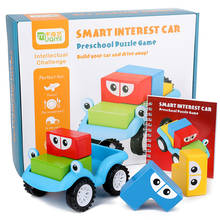 48 Challenge Smart Puzzle Car Games With Solution IQ Training Toys For Kids Children Logical Thinking Family Game Gifts 2024 - buy cheap