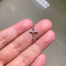 60pcs Christ Jesus Cross Religious Belief DIY Pendant Necklace Earrings Accessories Charms Findings Jewelry Making Supplies 2024 - buy cheap