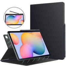 Tablet Case for Galaxy Tab S6 Lite 2020,Ultra-Slim Smart Folio Shell Cover Magnetic Absorption Case For Galaxy Tab S6 Lite 10.4 2024 - купить недорого