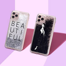 Funda de teléfono con purpurina líquida para iPhone, carcasa con diseño de Reina brillante para iPhone 11 X XS XR Max Pro 7 8 7Plus 8Plus 6 2024 - compra barato