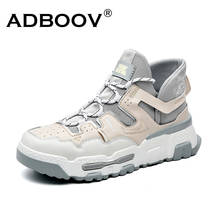 ADBOOV High Fashion Unisex Sneakers ACE Leather Platform Shoes Men Women Thick Sole Casual Shoes Tenis Masculino Esportivo 2024 - compre barato