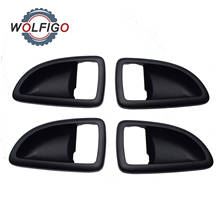 WOLFIGO Car Left Right Interior Door Handle Bezel Trim for Chevrolet Uplander Pontiac Buick Saturn 2005-2009 15844059 15844058 2024 - buy cheap