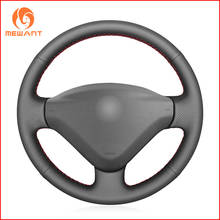 Black Artificial Leather Car Steering Wheel Cover for Peugeot 207 Expert Partner Citroen Berlingo Jumpy Fiat Scudo Toyota Proace 2024 - buy cheap
