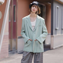 AEL Women loose solid Blazer Suit Long Sleeve casual Coat Office Work Jacket Outerwear fashion streetwear woman 2019 2024 - buy cheap