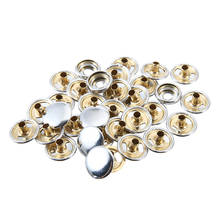 15mm Snap Fastener Screw Kit Stainless Steel Push Button Cover For Tent Boat Camping Leather Repair Buttons Accessories 30Set 2024 - buy cheap