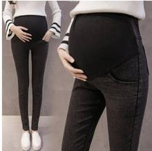 Jeans para mulheres grávidas, roupas para maternidade para grávidas, tamanho grande, primavera-verão 2018 2024 - compre barato