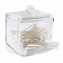 Acrylic cotton swab container, cosmetic storage box, transparent cotton pad box, jewelry storage box and candy jar 2024 - buy cheap