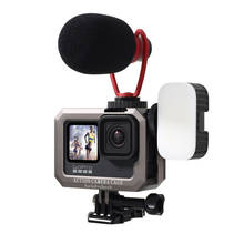 Aluminium Alloy Protective Frame Case For GoPro Hero 9 10 Camera Double Clod Shoe Protector Case For Go Pro Hero 9 10 Accessory 2024 - compre barato