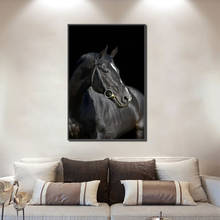 Animal Painting Black Horse Posters And Prints Wall Picture For Living Room Wall Art Decoration Canvas Painting 2024 - buy cheap