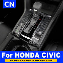 For Honda Civic 10th Gen Central Control Letter Gear Frame Car Interior Accessories Decoration Car Styling  Protective 2024 - buy cheap