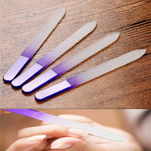 4pcs Nail Files Crystal Glass File Buffer Manicure Device Nail Art Decorations Tool Double Sided Glass Nail File Purple Color 2024 - buy cheap