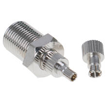 Nickel Plated 26mm F Female To TS9 & CRC9 Male Plug Coaxial Adapter RF Connector 2024 - buy cheap