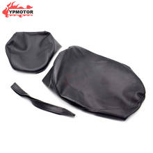 XV 250/400 Thick PU Leather Motorcycle Drive Seat Cover Rear Passenger Pad Cushion Cover Waterproof For Yamaha XV250 XV400 2024 - buy cheap