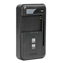 Carregador de bateria universal 2 em 1 para celular, carregador usb para celular android, plug americano, suporte para dropshipping 2024 - compre barato