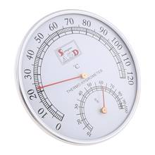 Sauna Thermometer metal Case Steam Sauna Room Thermometer Hygrometer Bath And Sauna Indoor Outdoor Used U4LB 2024 - buy cheap