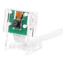 Módulo de câmera webcam 5mp, 1080p + suporte transparente para raspberry pi 4/3b +/3b/2b/zero 2024 - compre barato