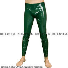 Olive Green Long Latex Pants With Codpiece Rubber Trousers  CK-0044 2024 - buy cheap