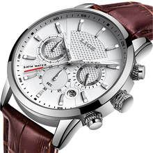 Lige relógio esportivo à prova d'água, relógio masculino de luxo com cronógrafo luminoso 2024 - compre barato