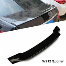 For W212 Renntech Style spoiler Carbon Fiber car rear wing lip spoiler For E Class W212 E260 E300 E320 trunk spoiler 2010-2015 2024 - buy cheap