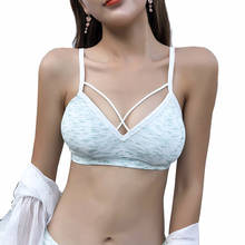 Seamless Bra Deep V Bralette Push Up Bras For Women Sexy Lingerie Wire Free Bra Comfort Seamless Underwear Cotton Bra 2024 - compre barato