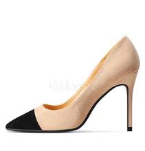 Moraima-zapatos de tacón de aguja con punta en pico para mujer, calzado elegante de tacón alto, Sexy, para fiesta, Snc 2024 - compra barato