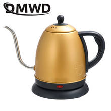 DMWD Long Mouth Stainless Steel Boiling Electric Kettle 1L Powerful Hot Water Boiler Pot Safety Auto-off Function Heating Teapot 2024 - buy cheap