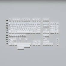 Pbt-capa de teclado mecânico japonês para perfil de cereja, capa para teclado razer notebook minimalista