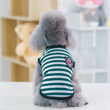 Classic Pet Dog Clothes for Dogs Clothing for Pet Costume Dog Vest Stripes Pet Clothes Wholesale Teddy Bears Chihuahua 2024 - buy cheap