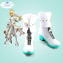 Anime fate extra ccc sabre noiva cosplay botas sapatos acessórios cosplay halloween traje sapatos 2024 - compre barato